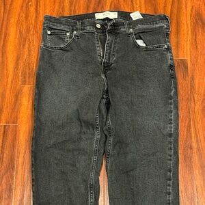Men's Hollister Loose Fit Black Jeans